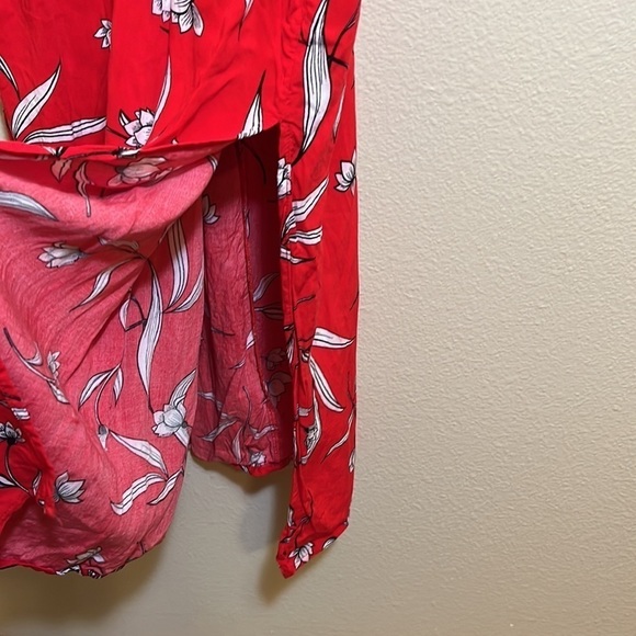 BARDOT Red Floral Summer Maxi Dress - Picture 6 of 15